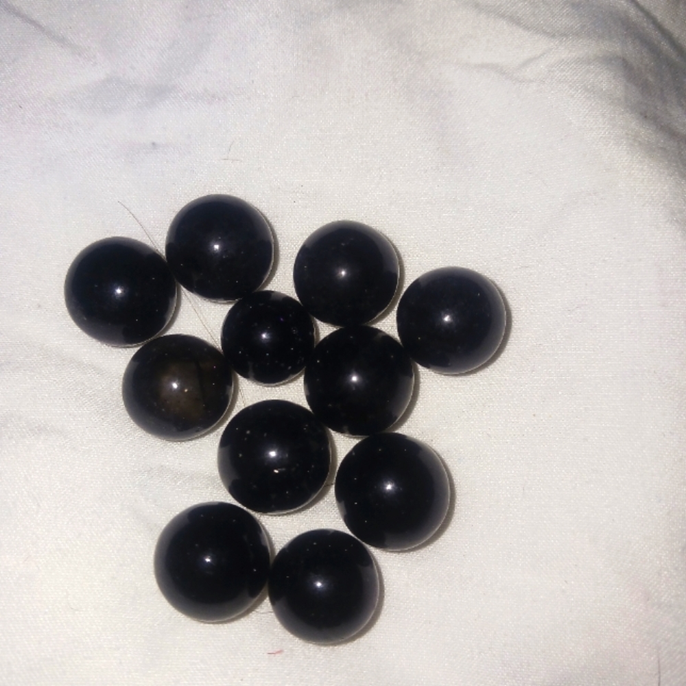 Blue Goldstone Marbles
